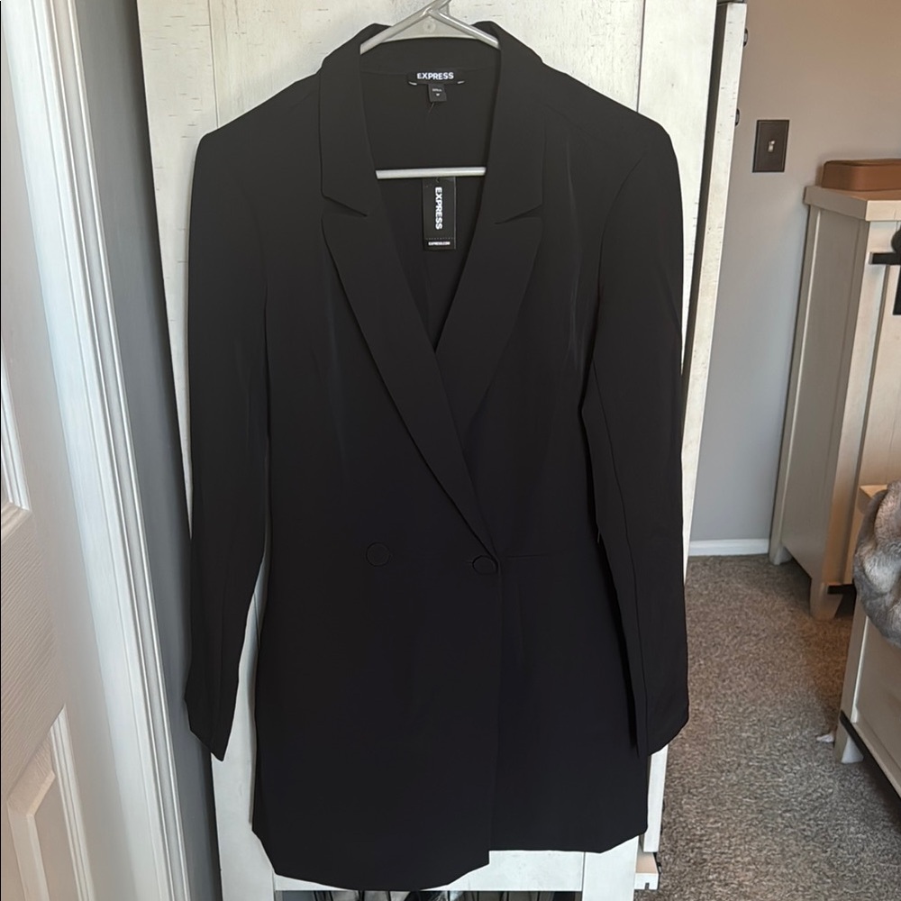 Express Women's Black Blazer Romper
